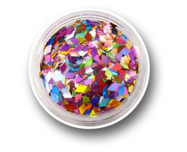 Laser Glitter Flakes Rhombus - Crazy Party