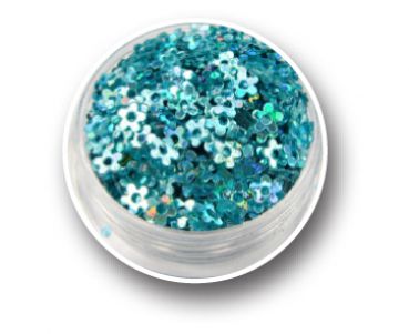 Hole Flower Effect Glitter - Icicle