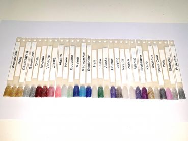 Glitter Gele Übersicht