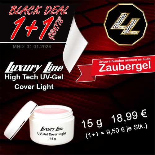 1+1 AKTION: Luxury Line UV Gel Cover Light 15g MHD