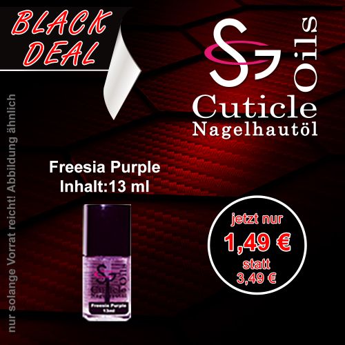 BLACK DEAL: SCG Cuticle Oil - Freesia Purple 13ml