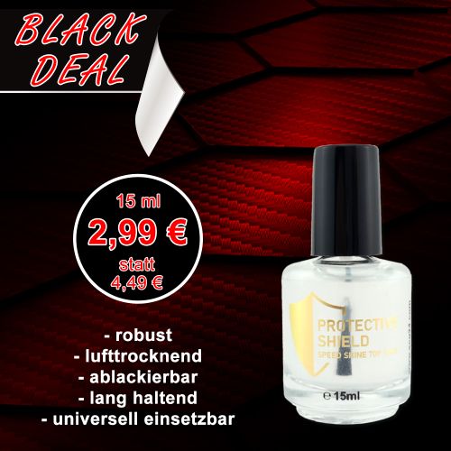 BLACK DEAL: Protective Shield Speed Shine Top Coat 15ml