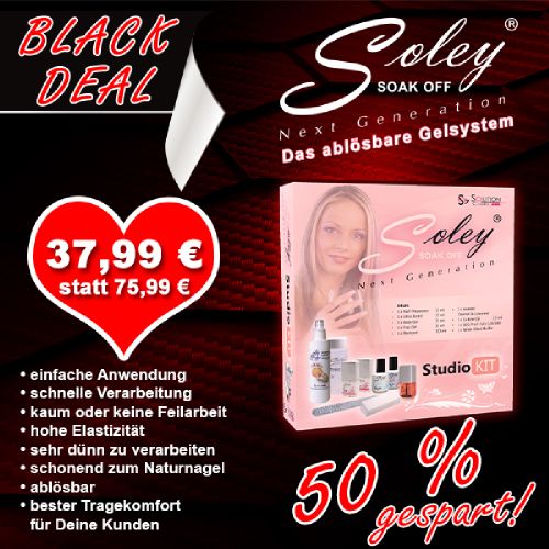 BLACK DEAL: Soley Soak Off Studio Kit