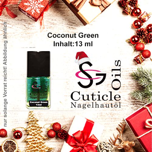 SCG Cuticle Oil - Coconut Green 13ml