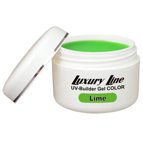 Luxury Line UV-Builder Gel COLOR Lime 15g