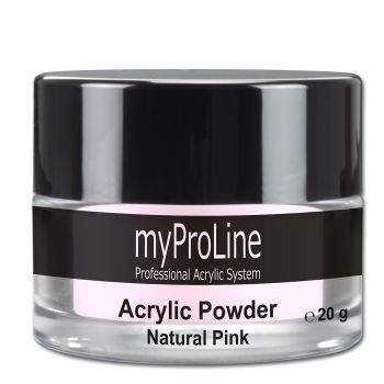 myProLine Acrylic Powder Natural Pink 20g