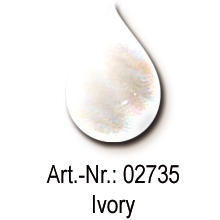 Ivory (weiss mit einem Hauch Perlmutt)