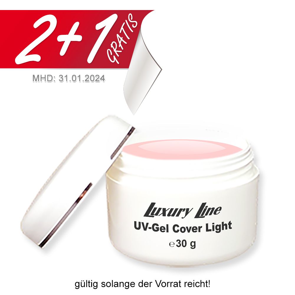 2+1 AKTION: Luxury Line UV Gel Cover Light 30g MHD