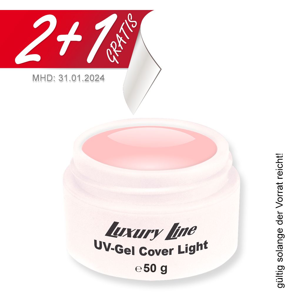 2+1 AKTION: Luxury Line UV Gel Cover Light 30g MHD