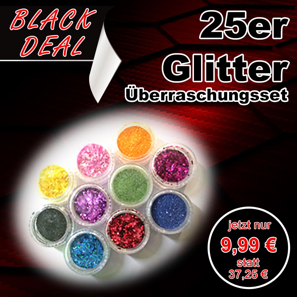 25er Glitter Überraschungsset