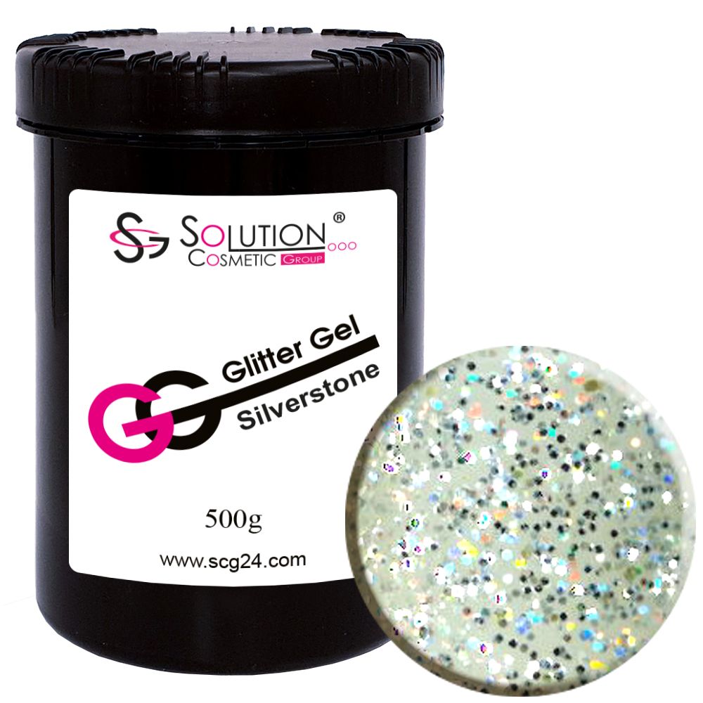 GG Glitter Gel Silverstone 500g