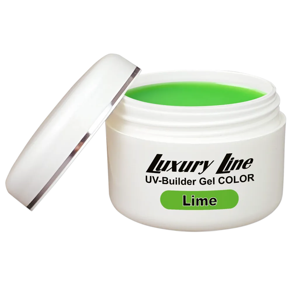 Luxury Line UV-Builder Gel COLOR Lime 15g