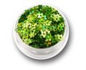 Hole Flower Effect Glitter - Frog Closure