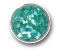 Heart Effect Glitter - Medium Turquoise