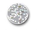 Glitter Shape Round - Clear