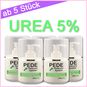 PEDE Regenerierende Fußcreme mit UREA 5% ab 5 Stück