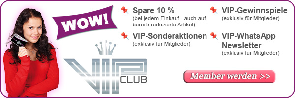 VIP Club Member werden und von exklusiven Vorteilen profitieren