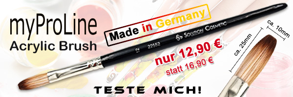 NEU: myProLine Acrylic Brush Pulver-/Flüssigkeit Pinsel